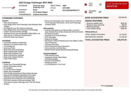 2023 Dodge Challenger SXT