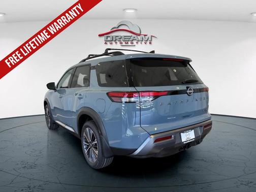 Baltic Teal 2026 Nissan Pathfinder Platinum