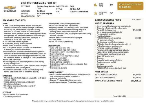 2024 Chevrolet Malibu FWD 1LT