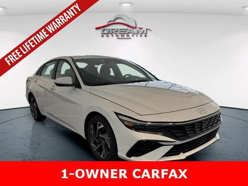 Serenity White 2025 Hyundai ELANTRA SEL