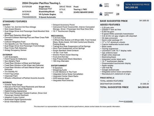 2024 Chrysler Pacifica Touring L