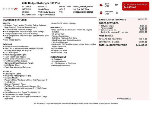 2017 Dodge Challenger SXT
