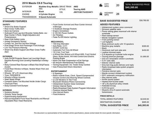 2018 Mazda CX-9 Touring
