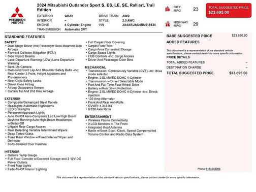 2024 Mitsubishi Outlander Sport 