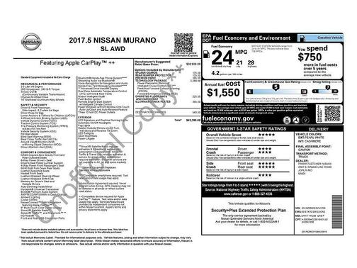 2017 Nissan Murano SL