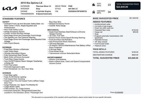 2015 Kia Optima LX