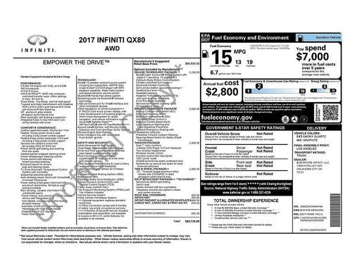 2017 INFINITI QX80 Base