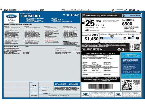 2018 Ford EcoSport Titanium