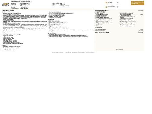 2025 Chevrolet Trailblazer LT