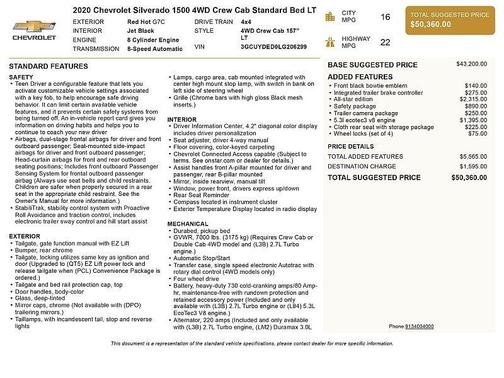 2020 Chevrolet Silverado 1500 LT