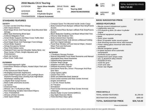 2018 Mazda CX-5 Touring