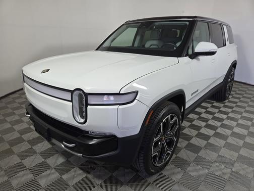 Glacier White 2024 Rivian R1S Adventure Package