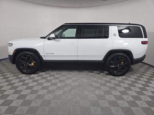Glacier White 2023 Rivian R1S Adventure
