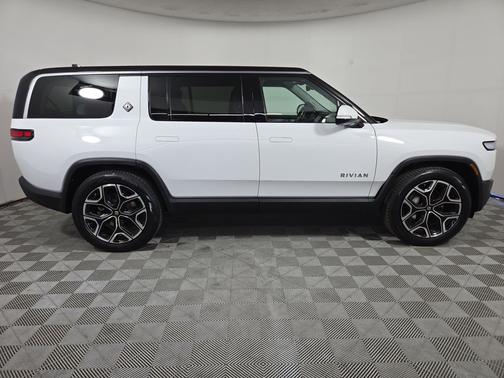 Glacier White 2024 Rivian R1S Adventure Package
