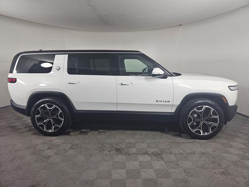 Glacier White 2024 Rivian R1S Adventure Package