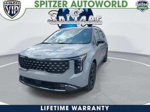 Ceramic Silver 2026 Kia Carnival Hybrid SX