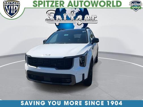 Glacial White Pearl 2025 Kia Sorento SX Prestige