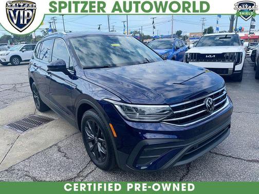 Atlantic Blue 2024 Volkswagen Tiguan 2.0T SE