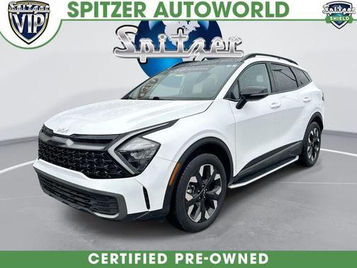 Glacial White Pearl 2023 Kia Sportage X-Line