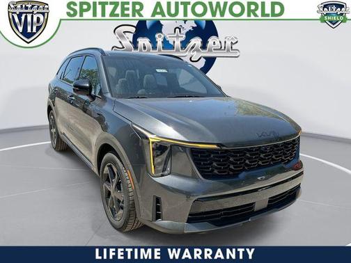 Gray 2026 Kia Sorento Hybrid X-LINE SX PRESTIGE