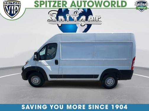 Bright White Clearcoat 2025 RAM ProMaster 2500 High Roof