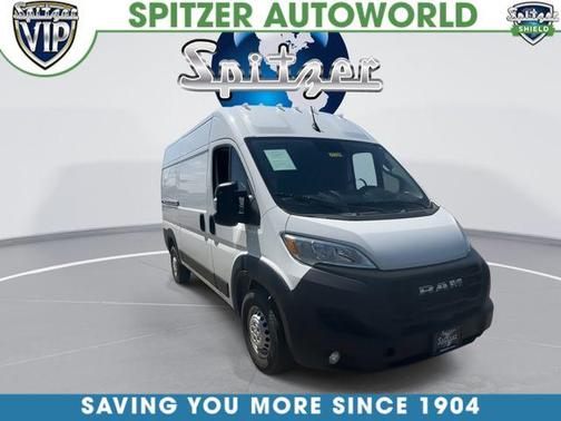 Bright White Clearcoat 2025 RAM ProMaster 2500 High Roof