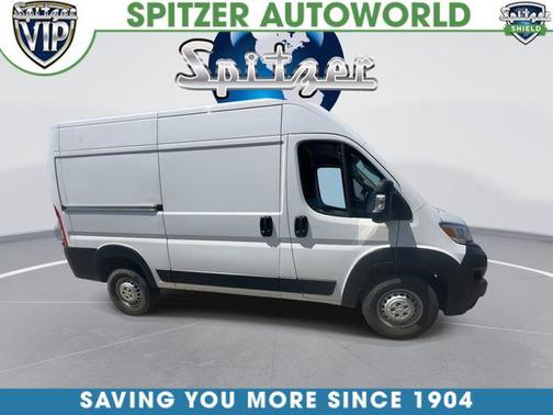 Bright White Clearcoat 2025 RAM ProMaster 2500 High Roof