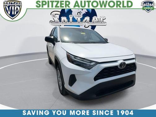White 2025 Toyota RAV4 LE