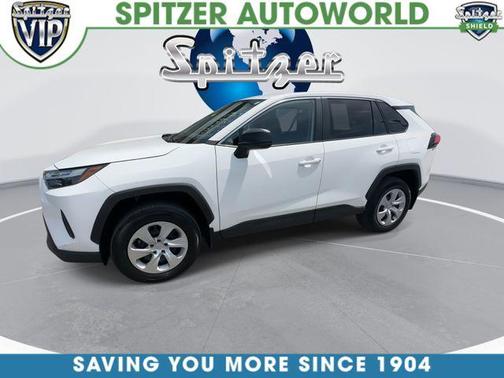 White 2025 Toyota RAV4 LE