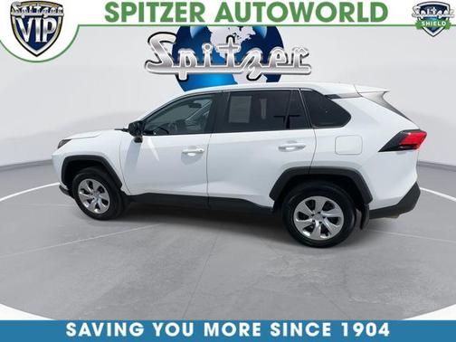 White 2025 Toyota RAV4 LE