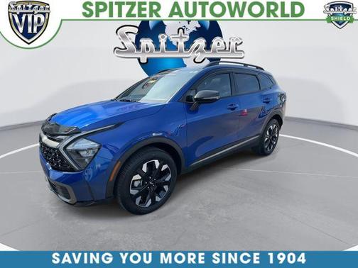 Sapphire Blue 2023 Kia Sportage X-Line