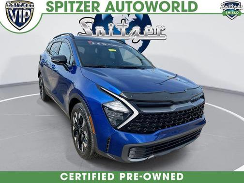 Sapphire Blue 2023 Kia Sportage X-Line