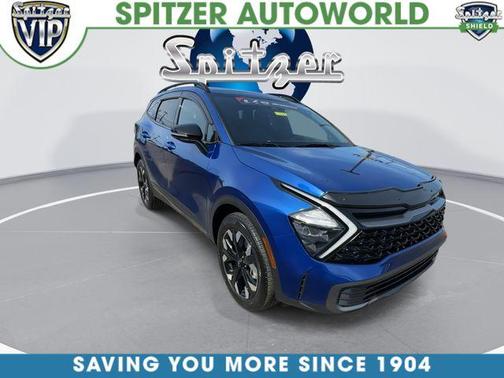 Sapphire Blue 2023 Kia Sportage X-Line