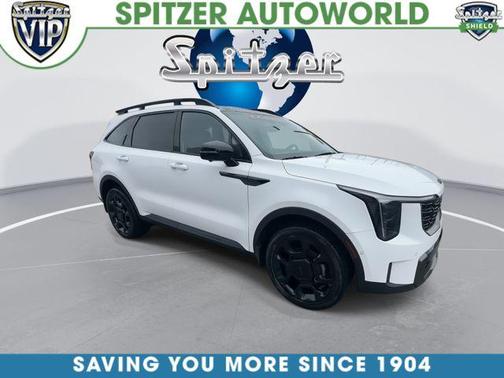 Glacial White Pearl 2025 Kia Sorento SX Prestige