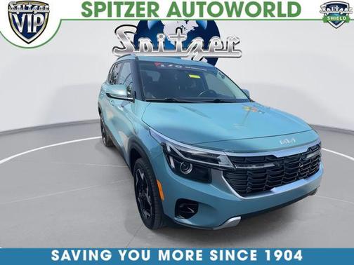 Blue 2024 Kia Seltos EX