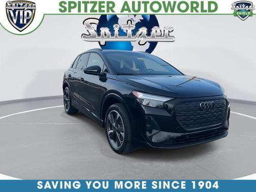 Mythos Black Metallic 2024 Audi Q4 e-tron 50 Premium Plus