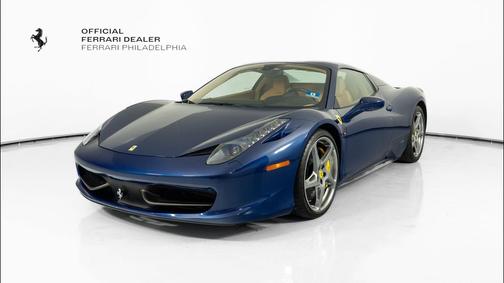 Blu Tour De France Metallic 2013 Ferrari 458 Spider Base