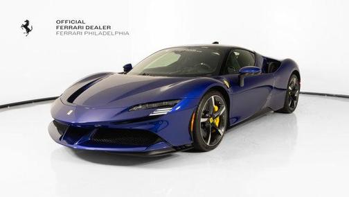 Blu Elettrico 2023 Ferrari SF90 Stradale Coupe