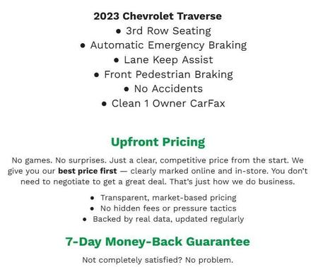 2023 Chevrolet Traverse LT Cloth