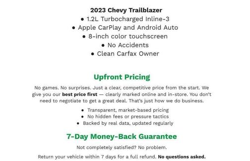 Mosaic Black Metallic 2023 Chevrolet Trailblazer LT