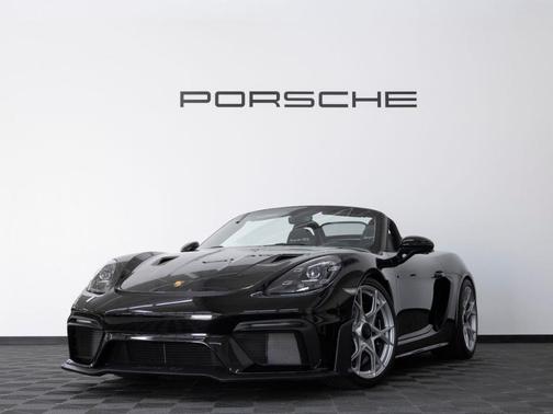 Black 2025 Porsche 718 Spyder RS
