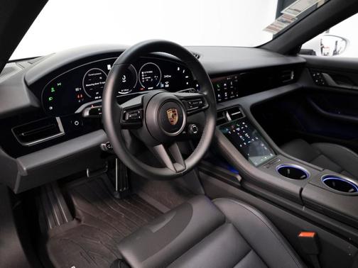White 2025 Porsche Taycan 4S