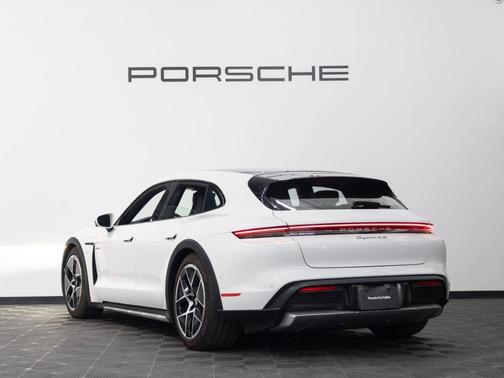 White 2025 Porsche Taycan 4S