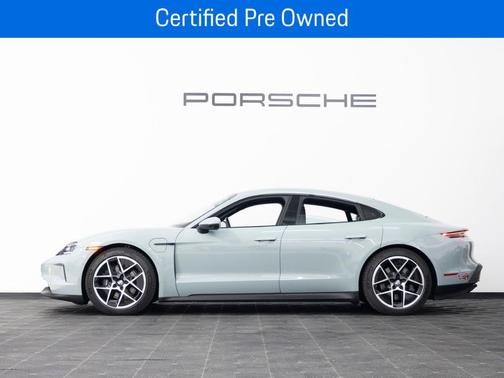 Green 2025 Porsche Taycan Base