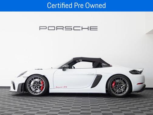 White 2024 Porsche 718 Spyder RS