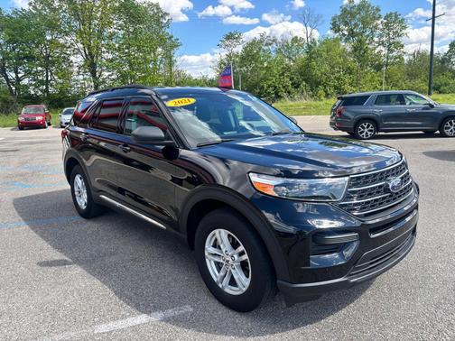 Agate Black Metallic 2021 Ford Explorer XLT