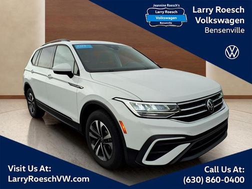 Pure White 2023 Volkswagen Tiguan 2.0T S
