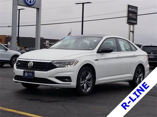 Pure White 2019 Volkswagen Jetta 1.4T R-Line