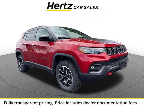 Red Hot Pearlcoat 2025 Jeep Compass Trailhawk