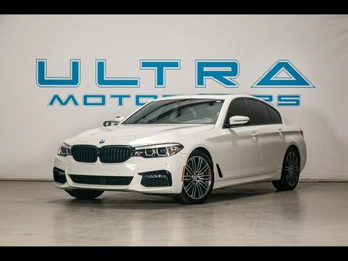 WHITE 2019 BMW 540 540i Sedan